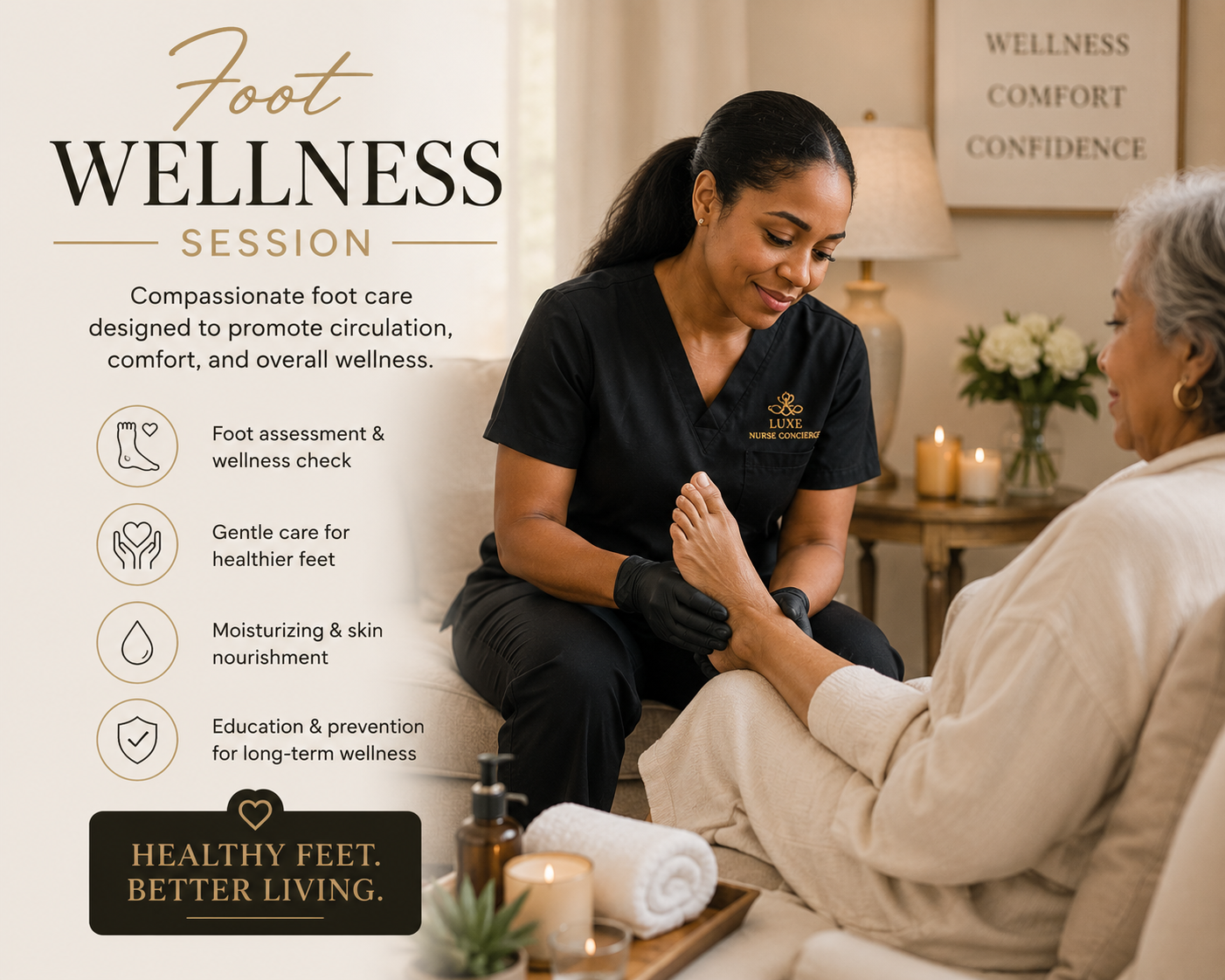 Foot wellness session